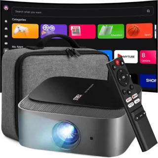 SnelShoppen draagbare mini beamer smart 1080p full hd projector