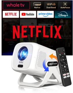 SnelShoppen - Gimbal N5 1080P mini beamer met wifi en bluetooth