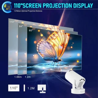 SnelShoppen HY300 PRO mini projector, draagbare projector