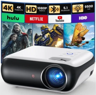 SnelShoppen mini 4K draagbare projector