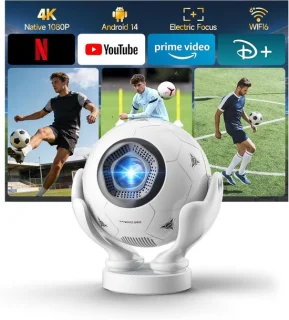 SnelShoppen mini beamer 1080p 4k