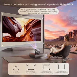 SnelShoppen mini-beamer 4k smart beamer