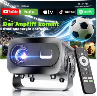 SnelShoppen Mini-Beamer 4k smart