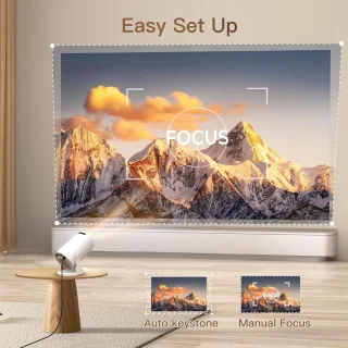 SnelShoppen mini beamer projector