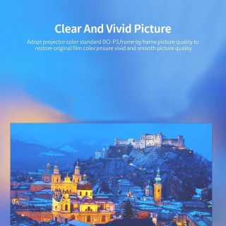 SnelShoppen mini projector 1080p full hd portable