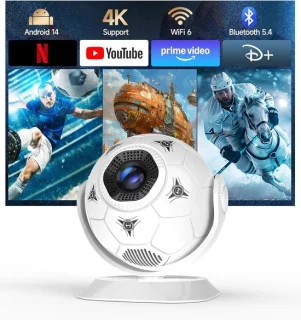 SnelShoppen mini projector 4K