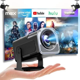SnelShoppen portable beamer 4k mini projector