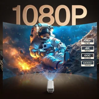 SnelShoppen Slimme Beamer Native 1080P