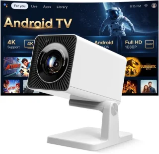 SnelShoppen - Smart Beamer 4K, 2 GB RAM, 16 GB ROM, WiFi 6 en Bluetooth 5.4