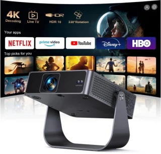 SnelShoppen - smart beamer mini projector 1080p full hd