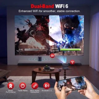 SnelShoppen - Smart projector draagbare projector