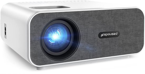 Spoused Mini Beamer Full-HD Wit