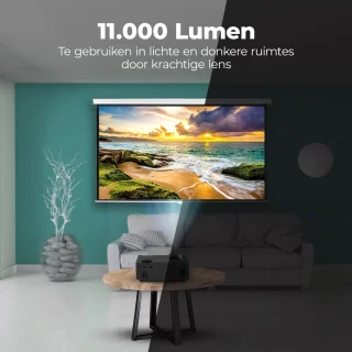Spoused Mini Beamer Full-HD Zwart
