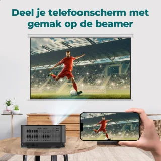 Spoused Mini Beamer Full-HD Zwart
