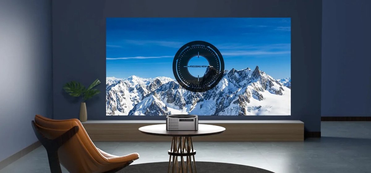 Stemily Beamer 1080P Full HD WiFi Bluetooth HDMI