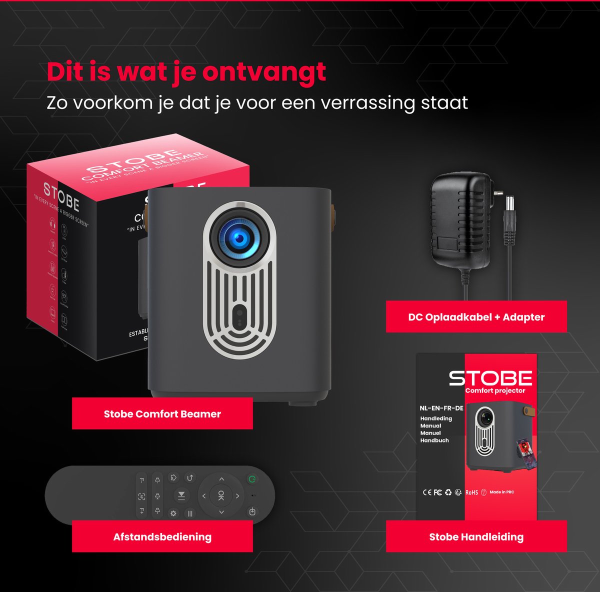 STOBE Comfort Mini Beamer Full HD