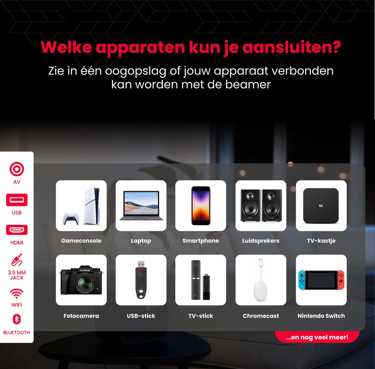 STOBE Comfort Mini Beamer Full HD