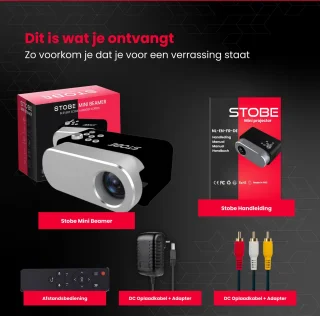 STOBE® Mini Beamer Projector