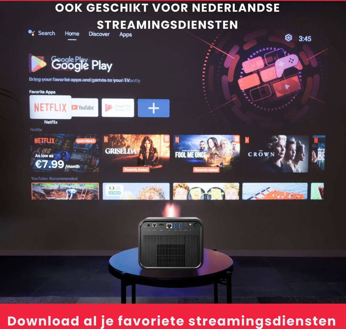 STOBE OPTIMUS Full HD Smart TV Beamer