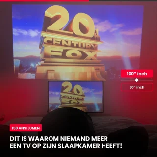 STOBE Titanic mini beamer draagbaar HDMI AUX USB