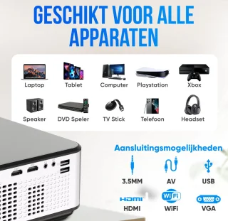 Strex Beamer Mini Projector Full HD 1920x1080P
