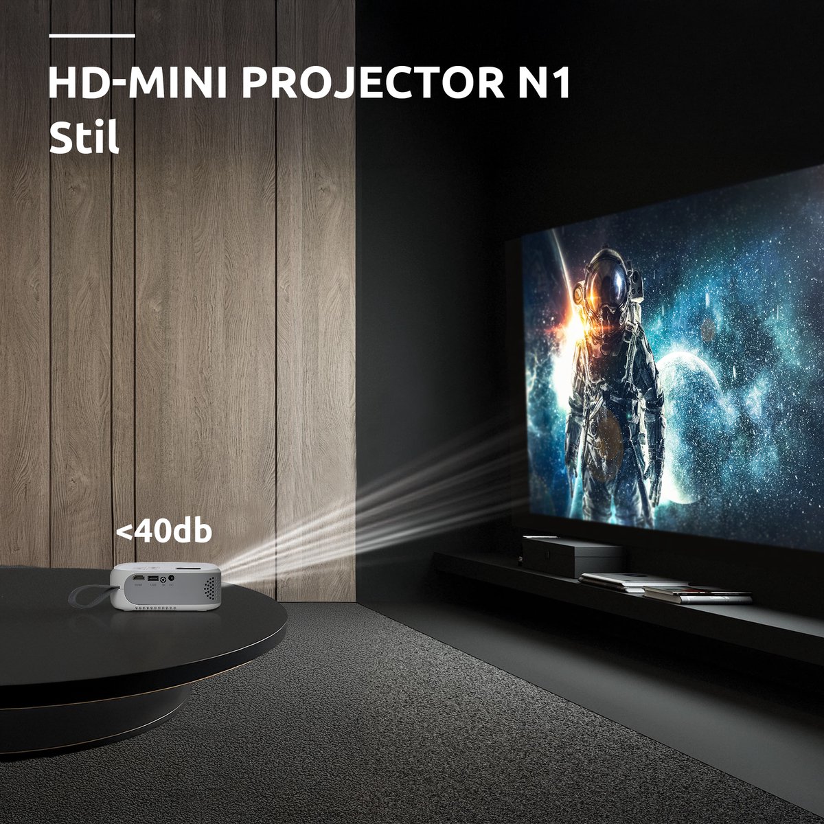 STRONG N1 Mini Beamer Full HD 1280x720p