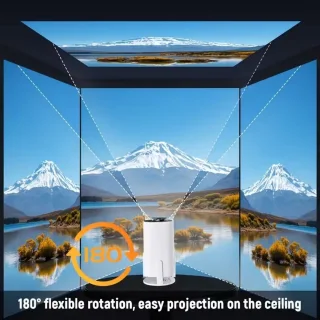 SWGOTA Draagbare Full HD 1080p Projector