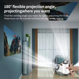 SWGOTA Draagbare Full HD 1080p Projector