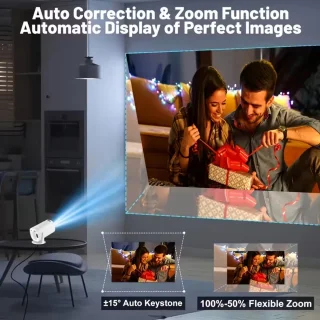 SWGOTA Draagbare Full HD 1080p Projector