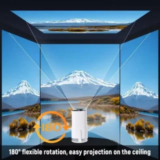 SWGOTA Draagbare Full HD 1080p Projector