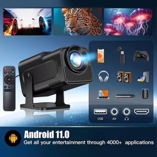 Compacte Full HD smart‑projector met Android 11 — veel mogelijkheden in een klein pakket