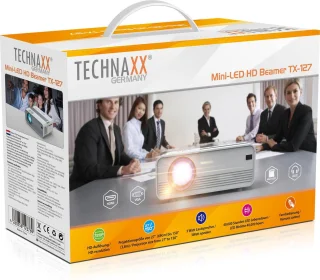 Technaxx TX-127 Mini-LED HD Beamer Wit