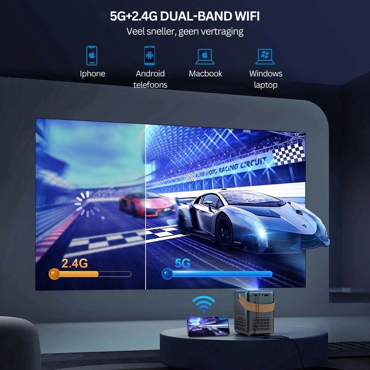 TopTro Mini Beamer 4K 2024 Model