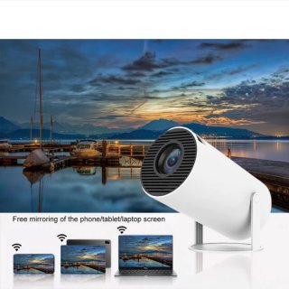 Ultieme WiFi 6 Mini Beamer 200 ANSI Lumen Android Home Cinema