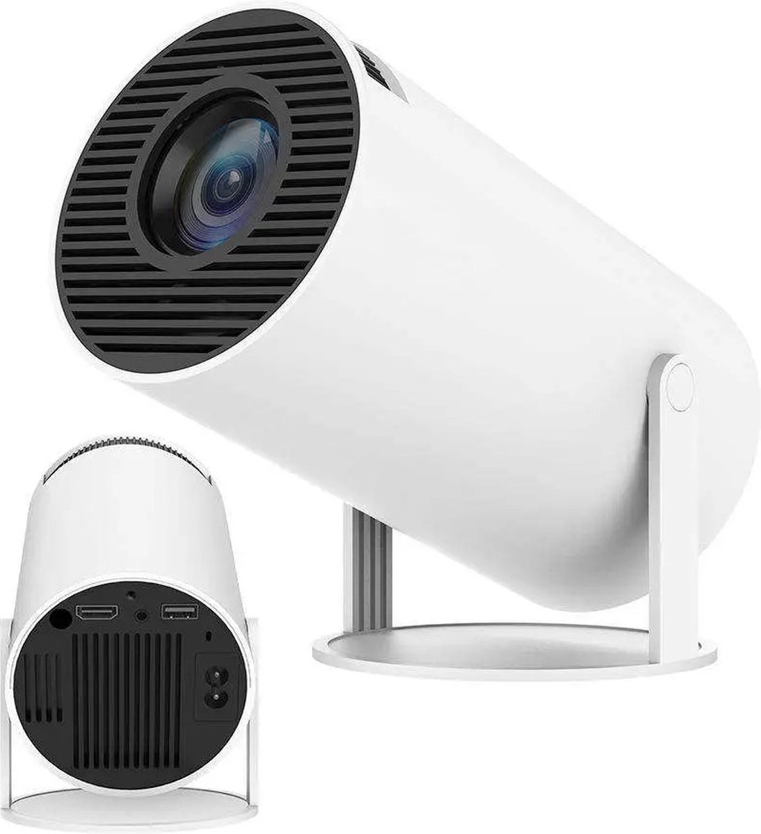 Ultieme WiFi 6 Mini Beamer 200 ANSI Lumen Android Home Cinema