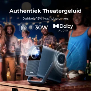 ULTIMEA Beamer Android TV 11.0 1080P Full HD Draagbare Projector Blauw