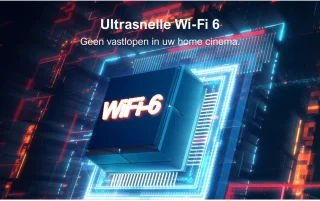 ULTIMEA Full HD 1080P Beamer Zwart