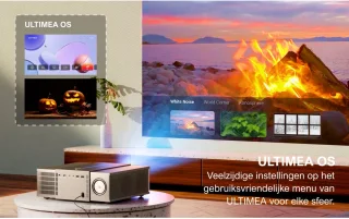 ULTIMEA Full HD 1080P Beamer Zwart