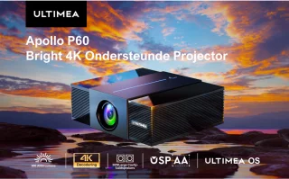 ULTIMEA Full HD 1080P Beamer Zwart