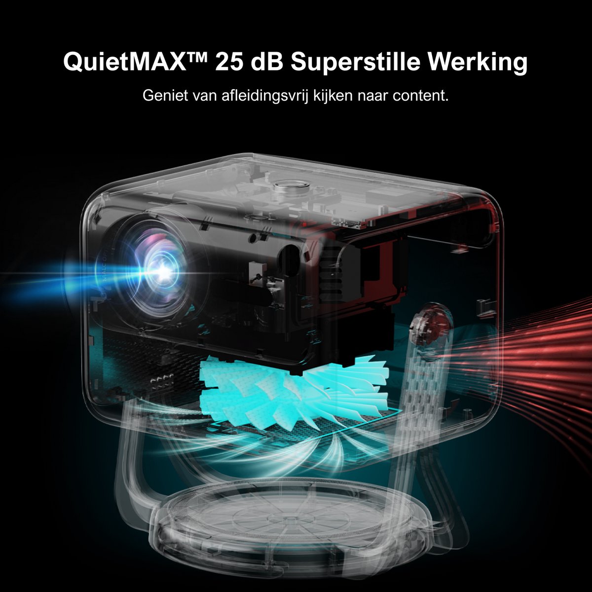 ULTIMEA mart Android TV 11.0 Beamer Zwart