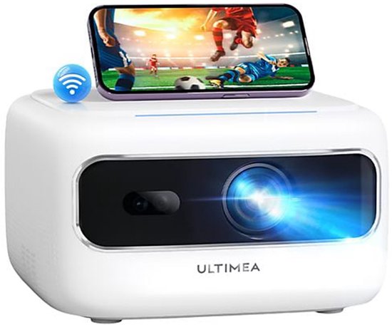 ULTIMEA Mini Beamer Full HD 1080P Draagbare Projector Wit