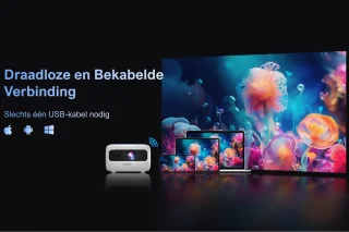 ULTIMEA Mini Beamer Full HD 1080P Wit