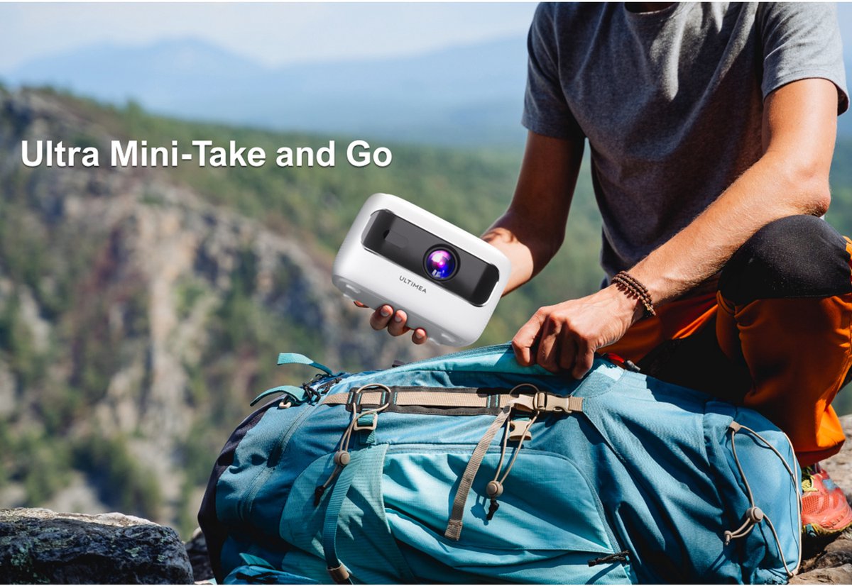 ULTIMEA Mini Beamer Full HD 1080P Wit