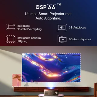ULTIMEA Native 1080P 4K Beamer Zwart