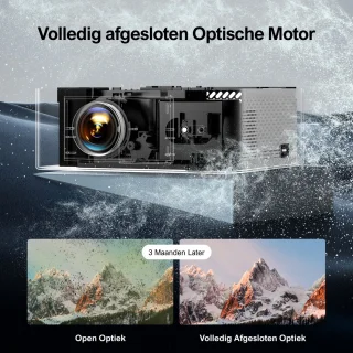 ULTIMEA Native 1080P Beamer Zwart
