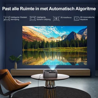 ULTIMEA Native 1080P Beamer Zwart