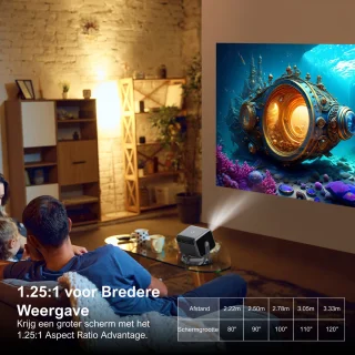 ULTIMEA Smart Beamer Android TV 11.0 Full HD Projector