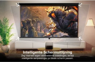 ULTIMEA Smart Beamer Full HD 1080P 4K Zwart