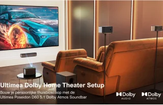 ULTIMEA Smart Beamer Full HD 1080P 4K Zwart