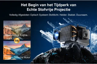 ULTIMEA Smart Beamer Full HD 1080P 4K Zwart
